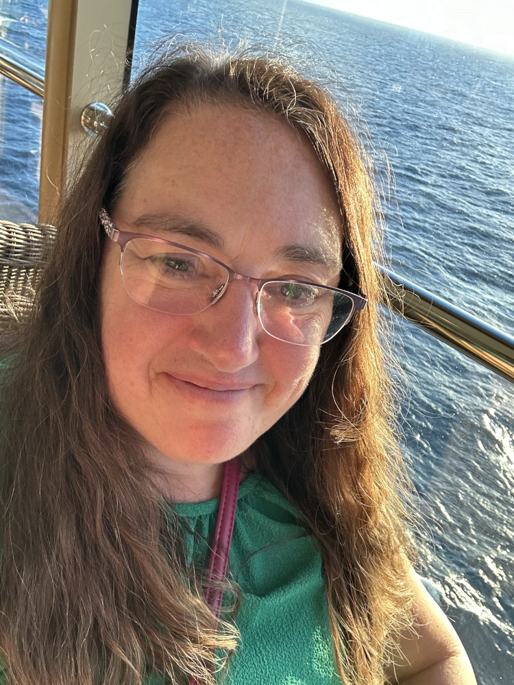 ChristinaHaneyQueenElizabeth Christina Haney aboard the Queen Elizabeth