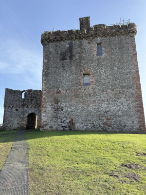 Balvaird Castle - Outlander Blood of My Blood - Leathers - Exterior